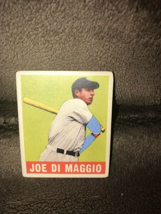 Joe Dimaggio 1948 Leaf 1 York Yankees Hof Vintage