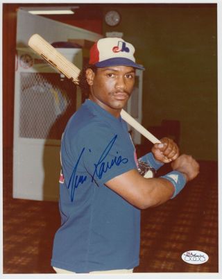 Tim Raines Montreal Expos Signed 8x10 Photo Auto Autograph Jsa