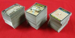 1971 Topps Baseball Card Partial Set 468 Of 752 Cards