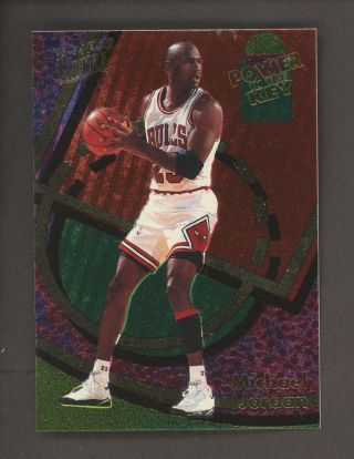 1993 - 94 Fleer Ultra Power In The Key Michael Jordan Chicago Bulls Hof