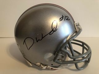 Denzel Ward Signed Autographed Ohio State Mini Helmet Psa\dna Af 13870