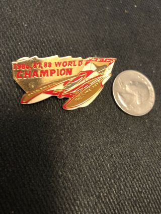 Budweiser Racing Tack Unlimited Hydroplane Pin Button Seattle Seafair