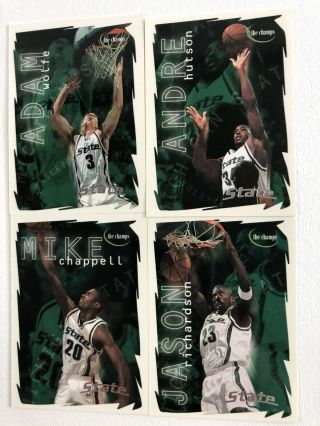 MSU Michigan State Spartans Basketball 2000 National Champions Cards Full Set 6