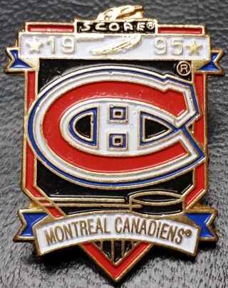Vintage 1995 Montreal Canadiens Pinnacle Collectible Pin Nhl Officially Licensed