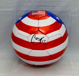 Carli Lloyd Autographed Team Usa Nike Red White Blue F/s Soccer Ball - Jsa W Auth