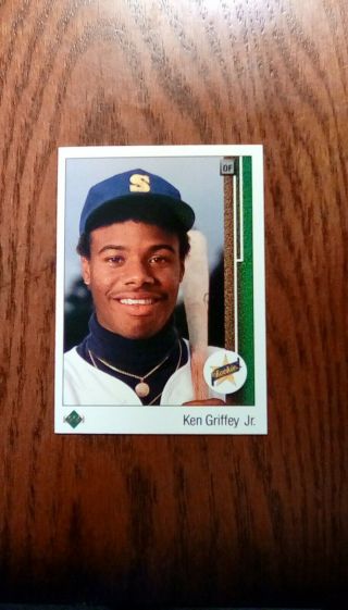 1989 Upper Deck Ken Griffey Seattle Mariners 1,  Rookie,  Nmt - Mt.