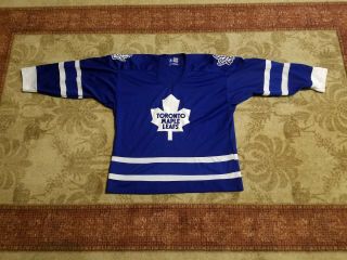 Vintage Toronto Maple Leafs Starter Nhl Hockey Jersey Mens Size Xl Blue/white