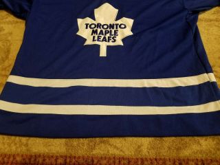 Vintage Toronto Maple Leafs Starter NHL Hockey Jersey Mens Size XL Blue/White 3