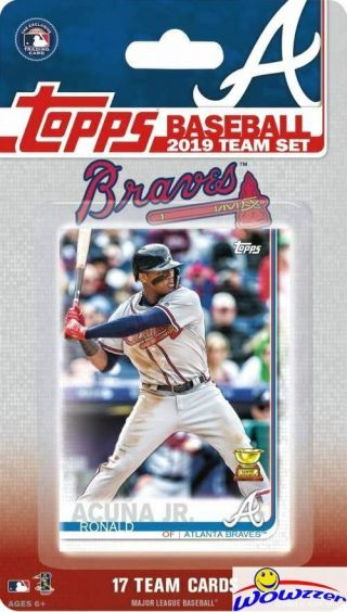 Atlanta Braves 2019 Topps Limited Edition 17 Card Team Set - Ronald Acuna Jr. ,