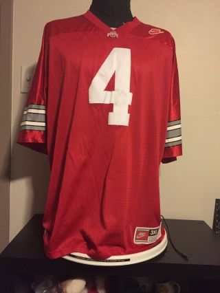 Nike 3xl Men’s Ohio State Football Jersey Herbstreit Number 4 Red