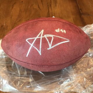 Aaron Donald Signed Autographed “the Duke” Official Game Football Fanatics