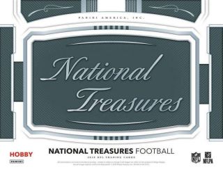 Ty Law 2018 National Treasures 1 Case 4xbox Player Break 11