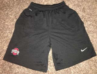Nike Dri - Fit Ohio State Buckeyes Authentic Basketball Shorts Black Xs Mens