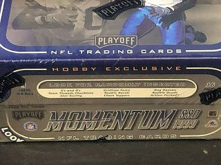 1999 Playoff Momentum SSD Football HOBBY BOX 16 Packs FACTORY Auto Relics 2