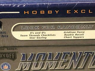 1999 Playoff Momentum SSD Football HOBBY BOX 16 Packs FACTORY Auto Relics 3