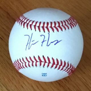 Hunter Harvey Baltimore Orioles Signed Autograph Baseball
