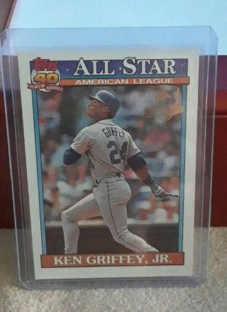 1991 Topps Desert Shield Chipper Jones Rc Ken Griffey jr.  Set break Baseball  4