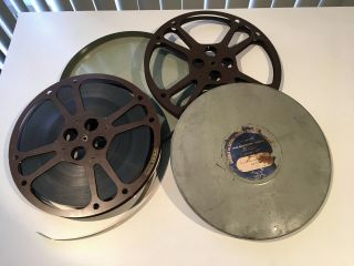 1951 World Series Highlights 16mm Film Reel In Case With Extra Spare Reel