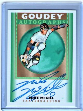 Mike Mcgill Goudy Auto 2019 Goodwin Champions Autograph Ga - Mm