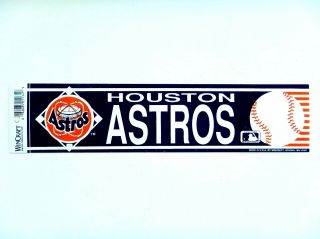 Houston Astros Bumper Sticker/strip (major League Baseball) (wincraft)