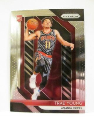 2018 - 19 Panini Prizm Trae Young Rookie Card.