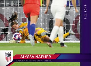 2019 Panini Alyssa Naeher Save 1 Uswnt Soccer Women 