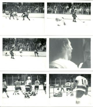 Rare Wha Hockey Six Different Candid Fan Photos Cougars Houston Aeros Mark Howe