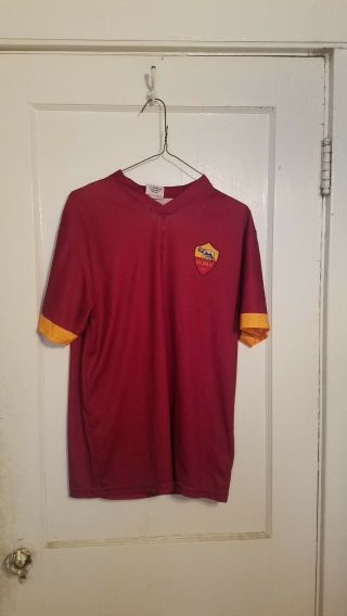 As Roma Francesco Totti 10 Home Jersey Shirt Adult Medium Soccer Italy