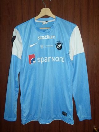 MATCH WORN 7 JEPPE KJAER ROSKILDE FC Football Shirt Jersey NIKE size S Denmark 2