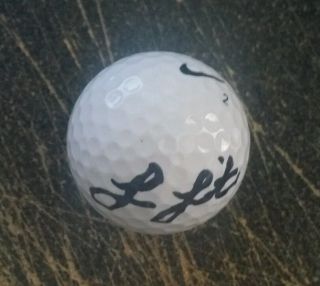 Luke List Autographed Golf Ball Pga