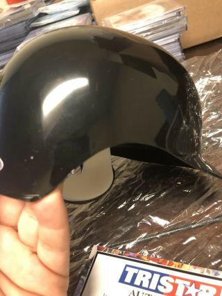 Carlton Fisk Signed Chicago White Sox Mini Helmet TRISTAR HOF W/ Display 6