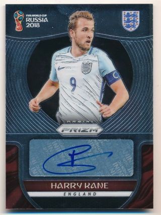 Harry Kane 2018 Panini Prizm World Cup Signature Autograph England Auto Sp $120