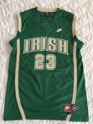 Vintage Nike Lebron James Jersey Saint Vincent Saint Mary Irish Men’s M 2003 Hs