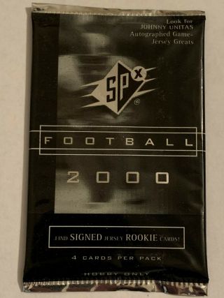 2000 Upper Deck Spx Football Pack - Hobby