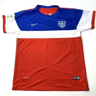 Nike 2014 World Cup Us Soccer Jersey - Mens Size L