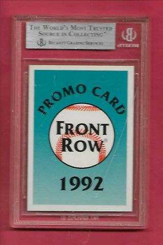 1992 FRONT ROW DRAFT PICKS PROMO 55 DEREK JETER BGS 9 (9.  5,  9,  9,  8.  5) 2