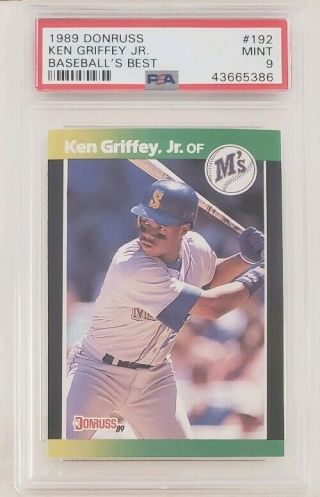 Ken Griffey Jr.  Rookie Card 1989 Donruss Baseball 