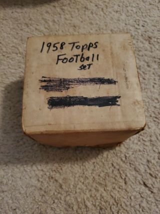 1958 Topps Football Near Complete Set Missing 14 Cards From Set