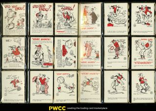 1963 Gad Fun Cards Mid - Grade Complete Set Babe Ruth Ty Cobb Hornsby (pwcc)