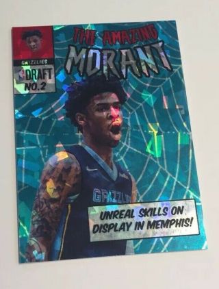 2019 Ja Morant Custom Rc /5 - Spidey Refractor (grizzlies).  Qty Available