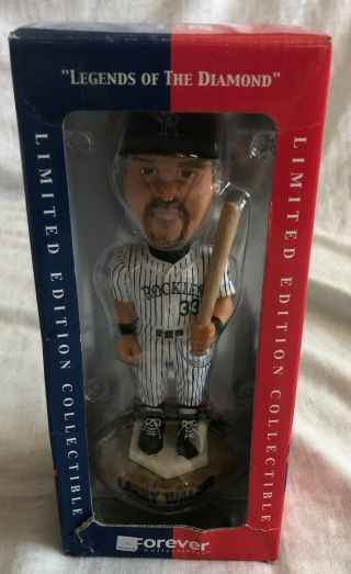 Legends Of The Diamond Larry Walker Bobblehead Limited Edition Collectible