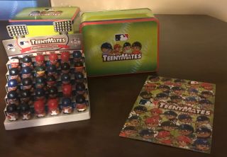 Teenymates Series 4 Mlb Fielders Complete Set With Puzzle,  Stadium,  And Tin