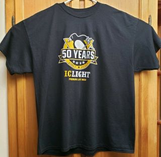 Pittsburgh Penguins 50 Year Celebration Xxl Tshirt Black 2xl
