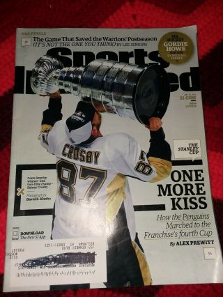 Sports Illustrated June 20,  2016 Sidney Crosby Pittsburgh Penguins