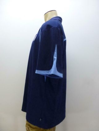 NFL Tennessee Titans Team Apparel Football blue short sleeve polo Shirt mens XL 4