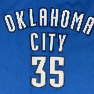 Adidas NBA Basketball Jersey Oklahoma City Thunders Kevin Durant 35 Sz M Medium 3