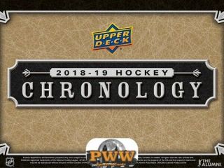 Montreal Canadiens 2018 - 19 Upper Deck Chronology Hockey 8 Box Case Break 1