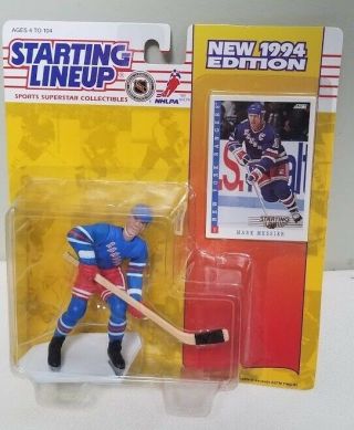 1994 Starting Lineup Action Figure With Card Mark Messier Rangers Nip
