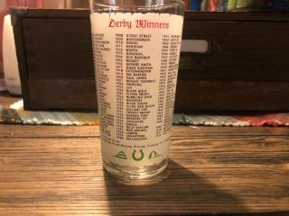 Vintage 1973 Kentucky Derby Souvenir Julep Libbey Drink Glass Secretariat 2