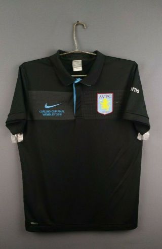 4.  8/5 Aston Villa Jersey Medium Training Polo Shirt Soccer Football Nike Ig93